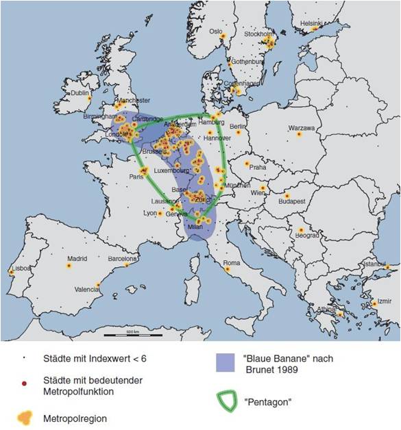 Metropolregionen in Europa